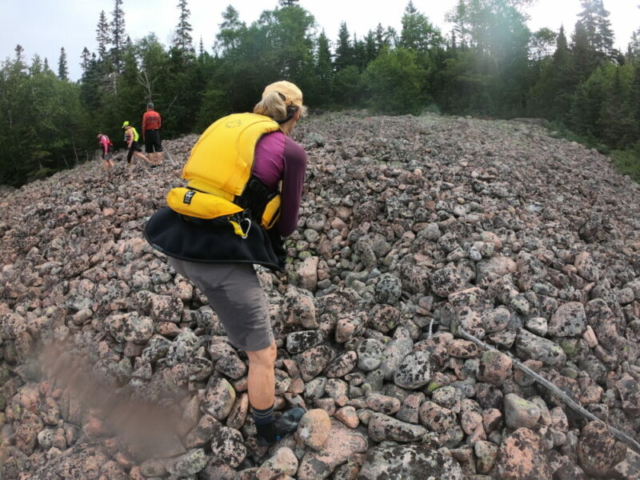 Puk Pits near Old Woman Bay, Lake Superior Prov. Park