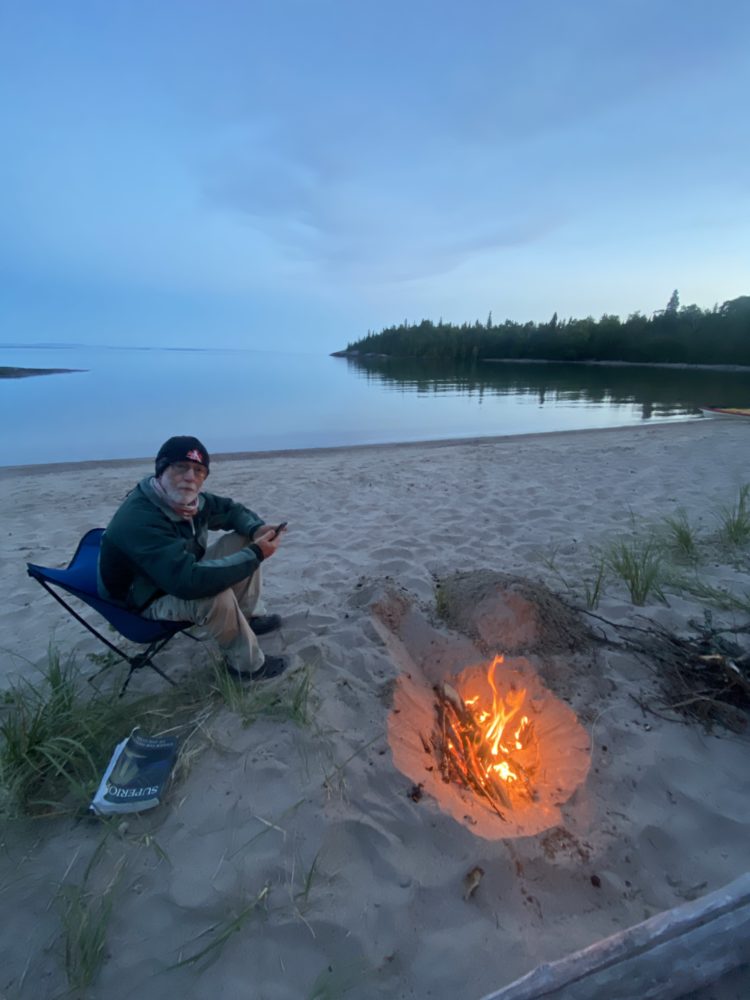 Beaty Cove Campfire, Lake Superior Prov. Park
