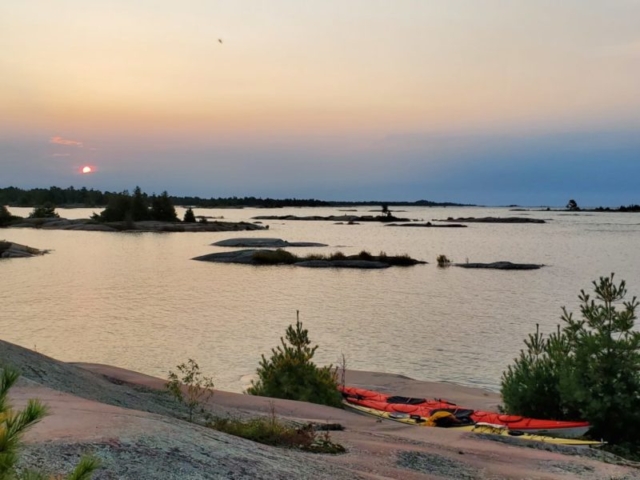 View from East Camp, Georgian Bay
