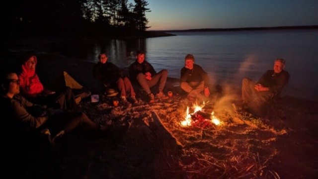 Lake Superior Prov. Park Campfire