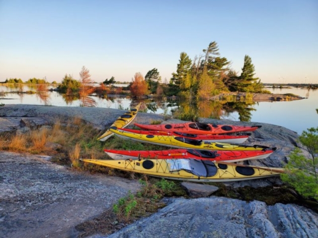 Kayak Landing, Point Lamondine, Georgian Bay