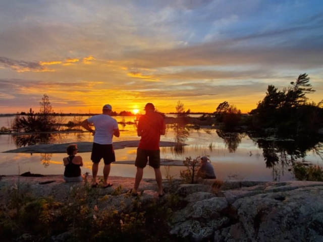 Point Lamondine looking west, Georgian Bay