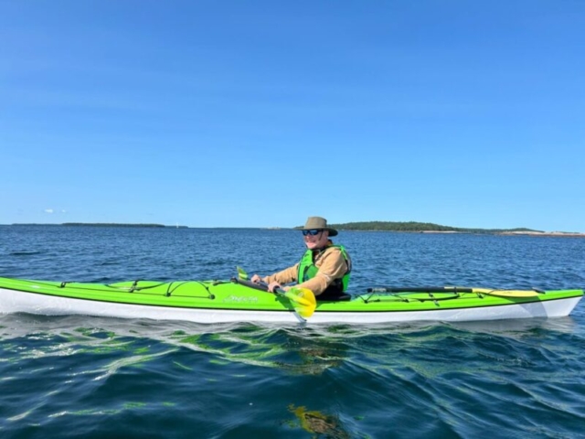 open water on the way to Hook Island, near the Benjamin Islands, North Channel