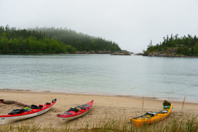 Pukaskwa Coast, Fish Harbour View from beach
