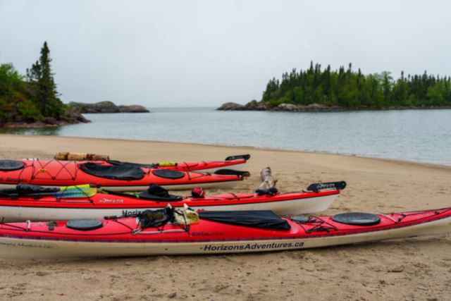 Horizons Adventures Kayaks #2 at Fish Harbour, Pukaskwa National Park