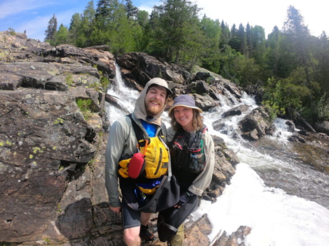 Bald Head Creek falls, Lake Superior Prov. Park